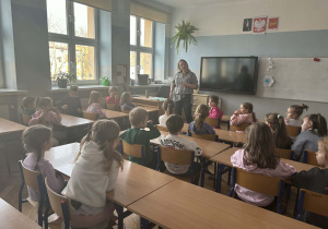 wizyta w klasie szkolnej