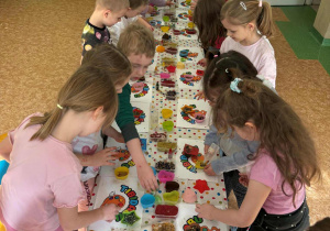 Papużki podczas warsztatów