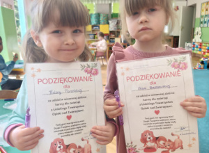 Zbiórka karmy - podziękowanie